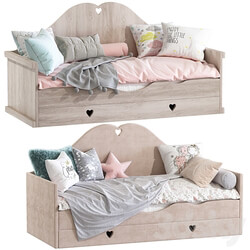 Childrens sofa bed with pillows 