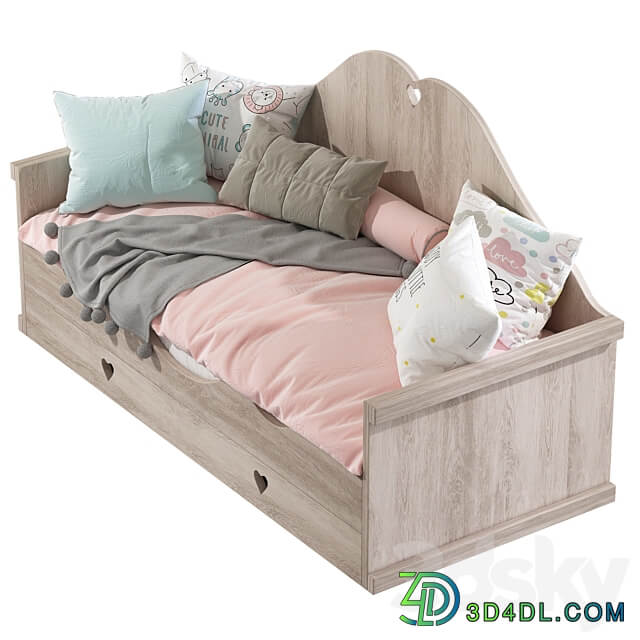 Childrens sofa bed with pillows