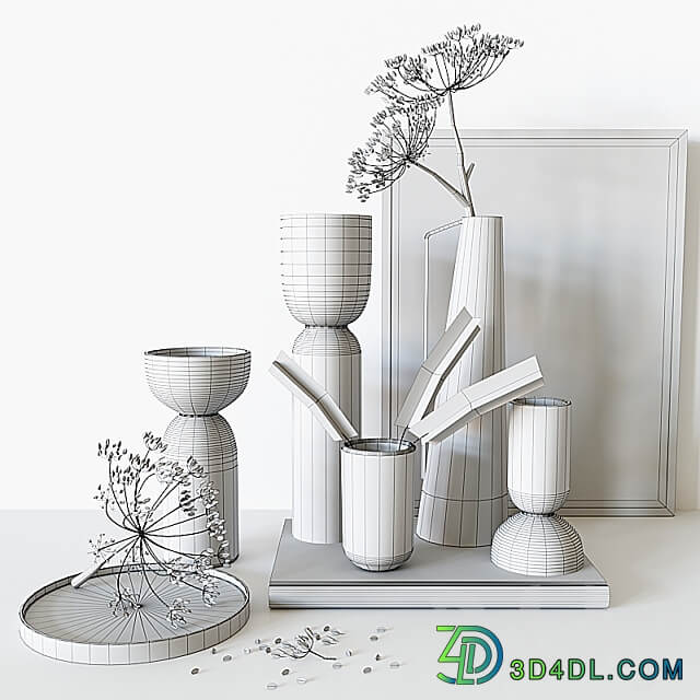 Decorative set with vase 24