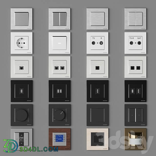 Miscellaneous ABB Niessen SKY switches and sockets