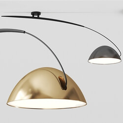 Pendant light Pluma T 2955 flushmount by Estiluz Ceiling lamp 