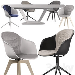 Table Chair Boconcept Alicante Table Adelaide Chair set 01 