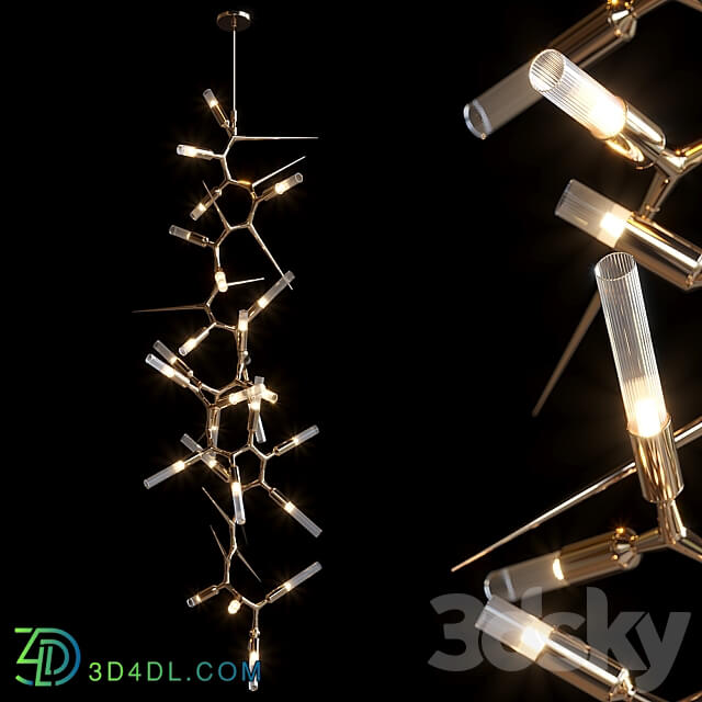 Pendant light SHARD CHANDELIER LUXXU