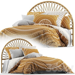 Bed Home Republic Karma Quilted Cinnamon Quilt Cover 