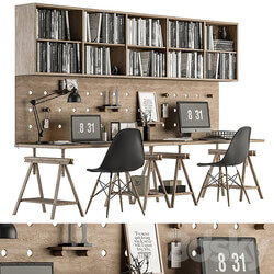 Office Furniture employee Set 27 