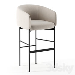 Bonnet bar chair by Adea 