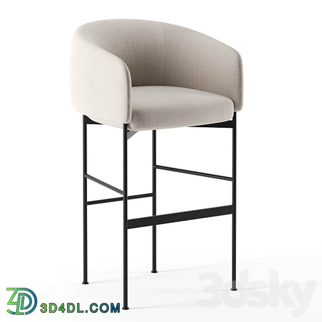 Bonnet bar chair by Adea