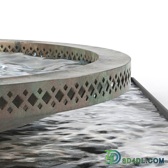 Urban environment Mimeo Fountain by David Harber