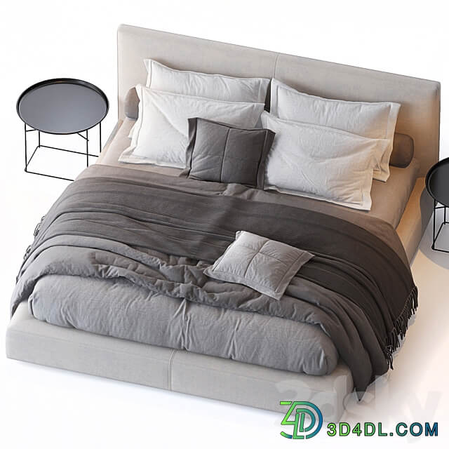 Bed Richard bed by B B Italia