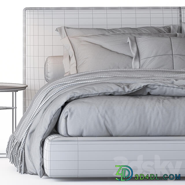 Bed Richard bed by B B Italia