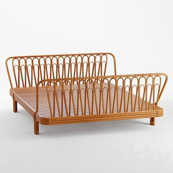 Bed Canoga Rattan Bed 