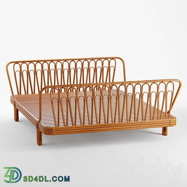 Bed Canoga Rattan Bed