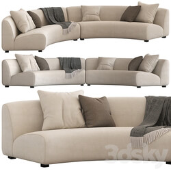 Coco Republic Adele Curved Modular Sofa 