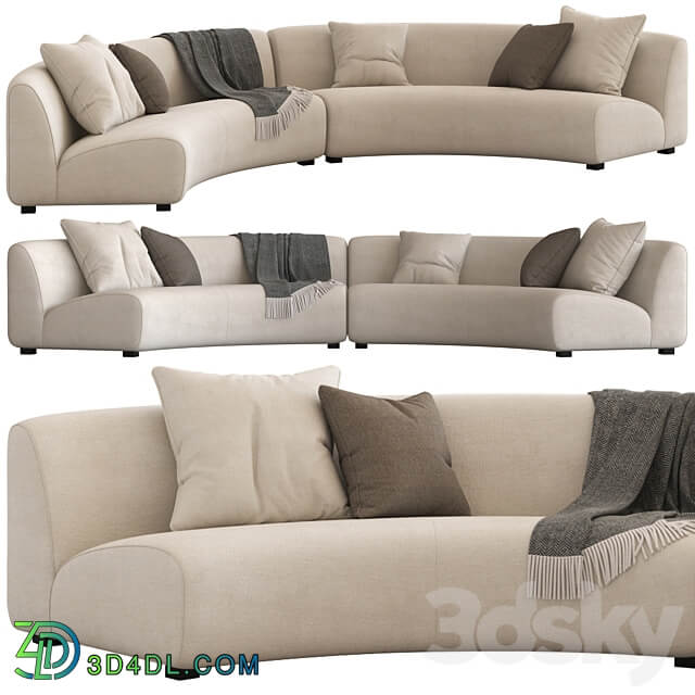 Coco Republic Adele Curved Modular Sofa