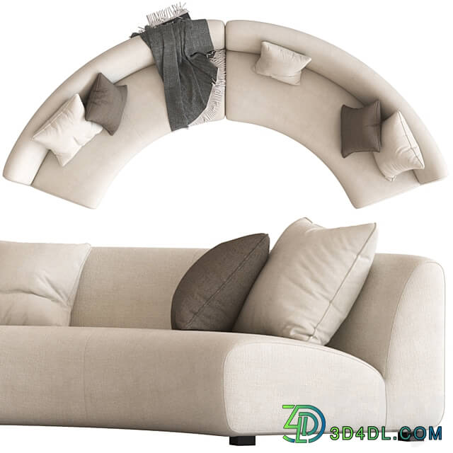 Coco Republic Adele Curved Modular Sofa