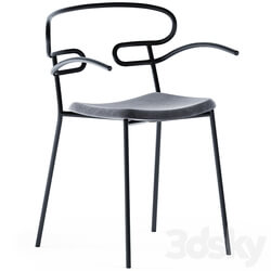Genoa With Armrest Chair by Traba 