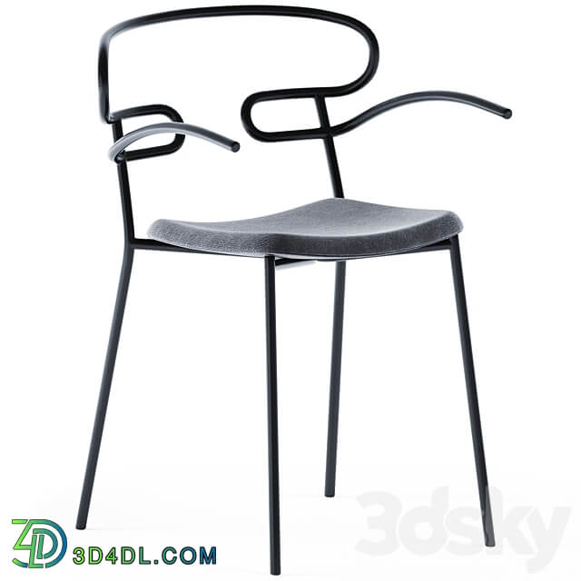 Genoa With Armrest Chair by Traba