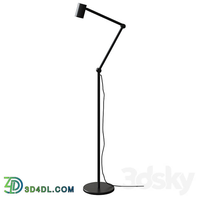 NYMÅNE NIMONE Floor reading lamp anthracite 3D Models