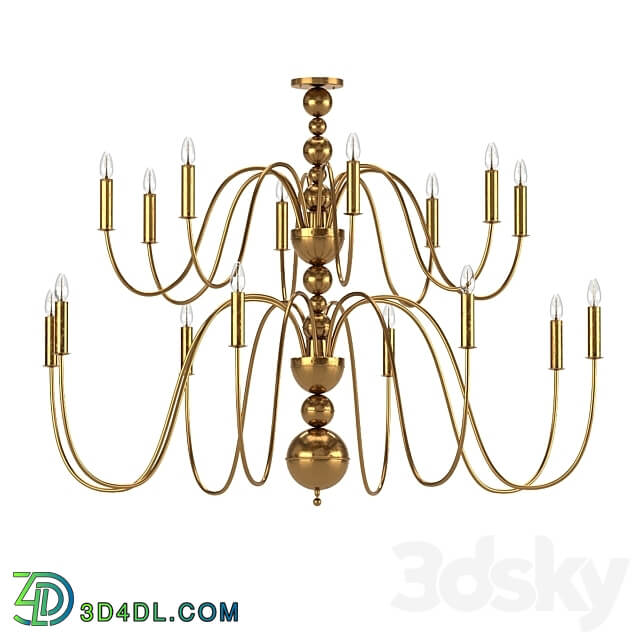 Pendant light Chandelier ART DECO 22XL