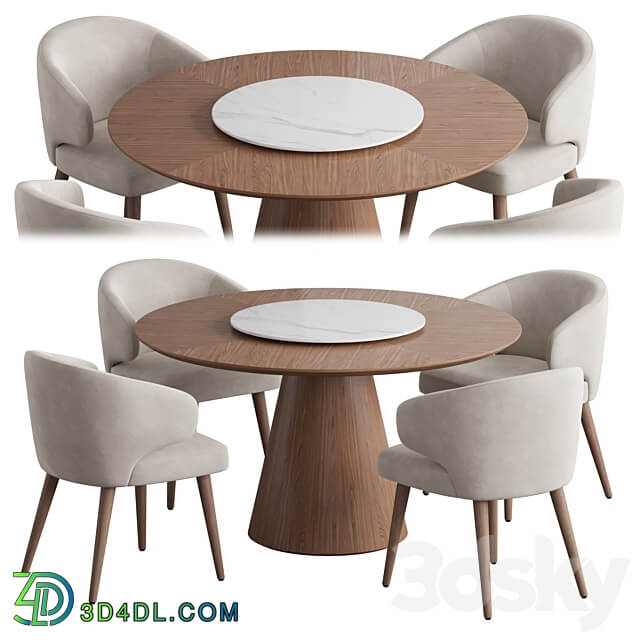 Table Chair Angel Cerda table Aston chair