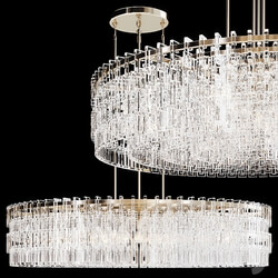 Pendant light Restoration Hardware MARIGNAN ROUND CHANDELIER 60 Level Nickel 