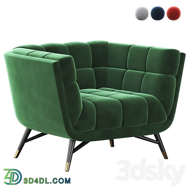 Adept Performance Velvet Armchair