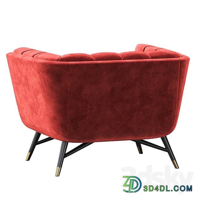 Adept Performance Velvet Armchair