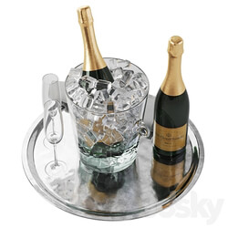 Champagne ice glass bucket 