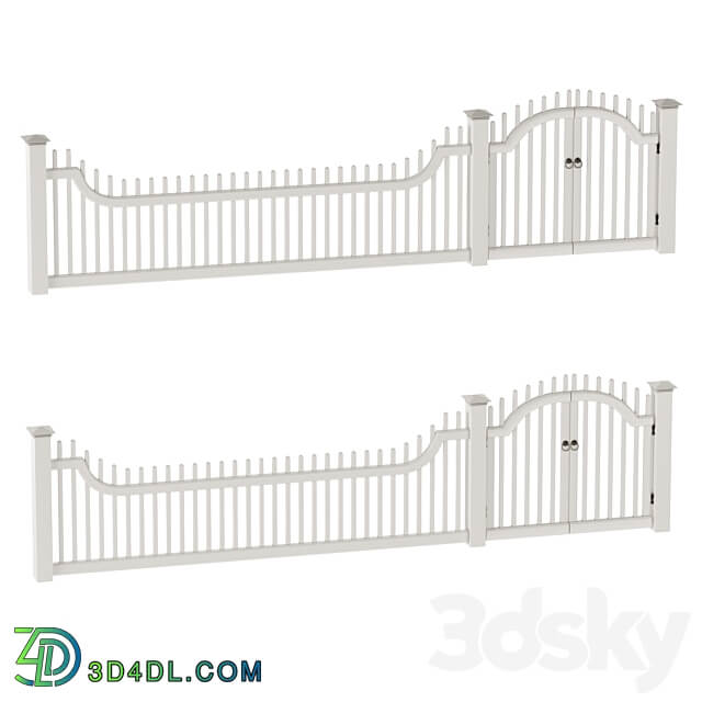 PVC fence