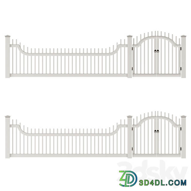 PVC fence