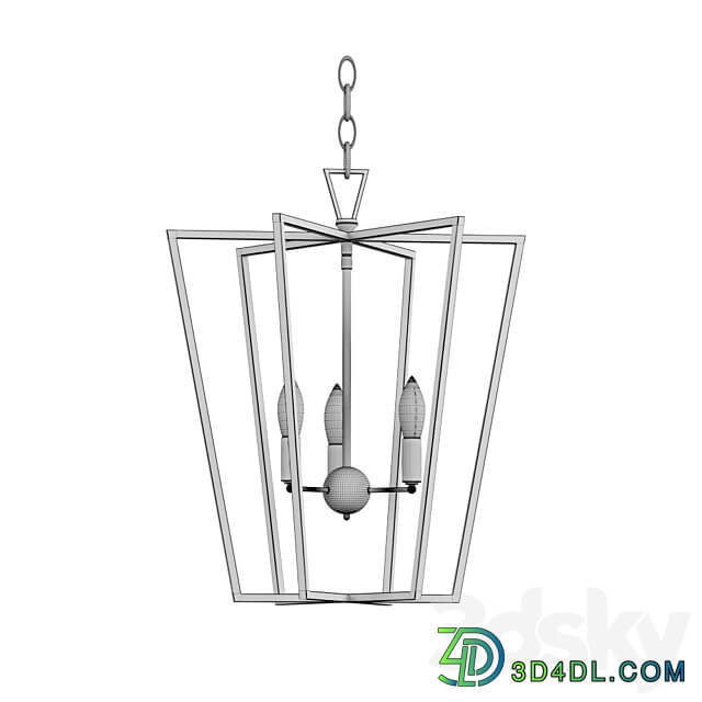 Ceiling chandelier Franz Pendant light 3D Models