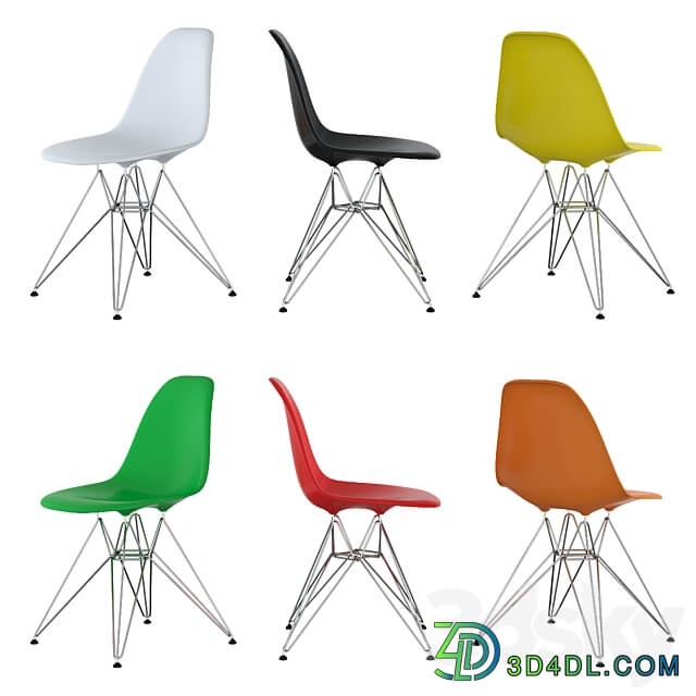 Eames Plastic Side Chair DSR Stuhl Vitra