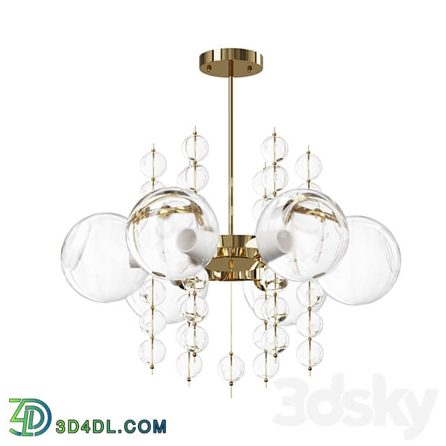 Designer chandeliers and lighting fixtures Marine six Pendant light 3D Models