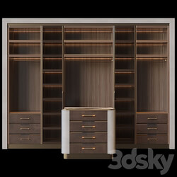 Wardrobe Display cabinets Wardrobe with island 