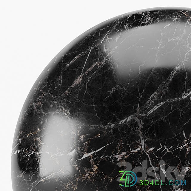 Stone Black marble seamless material