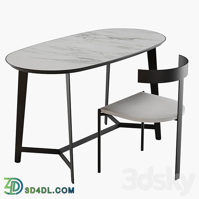 Рабочий стол Office furniture 3D Models