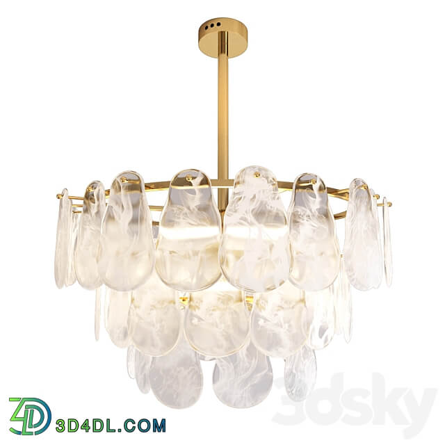 Pendant light Chandelier Loft Concept Maat Textured Glass