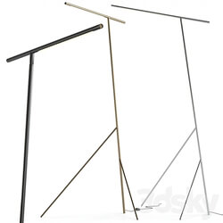 Mattia Floor lamp Steel Brass by Serax 