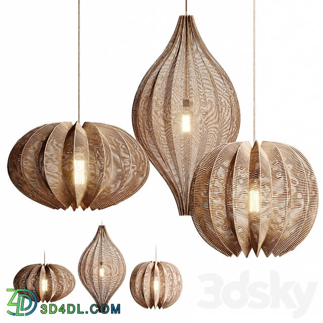 Pendant light Regency Seagrass Pendant Lamp