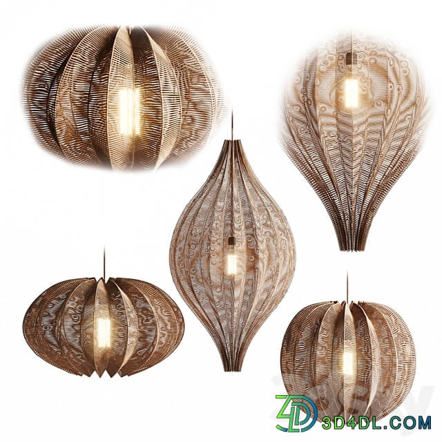 Pendant light Regency Seagrass Pendant Lamp