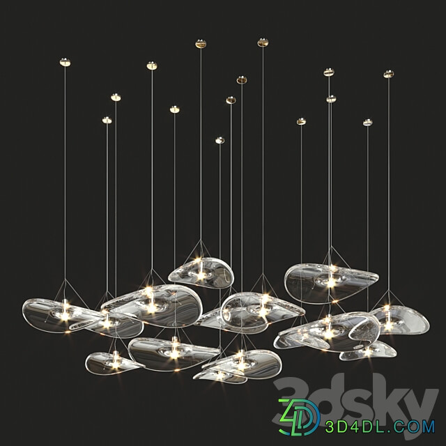 Pendant light Adjustable Terzani Manta Light Collection