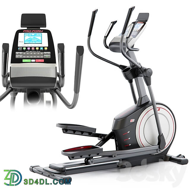 Elliptical trainer ProForm Endurance 520 E. Ellipse 3D Models