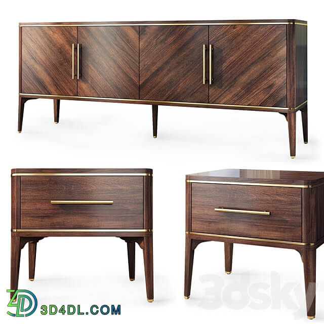 Sideboard Chest of drawer Chest of drawers Raum. Nightstand sideboard by Enza Home