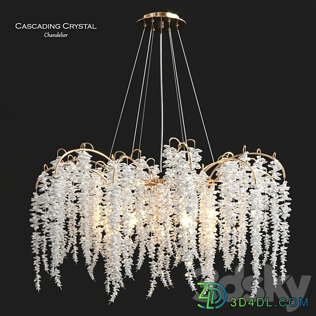 Pendant light Cascading Crystal Chandelier Collection