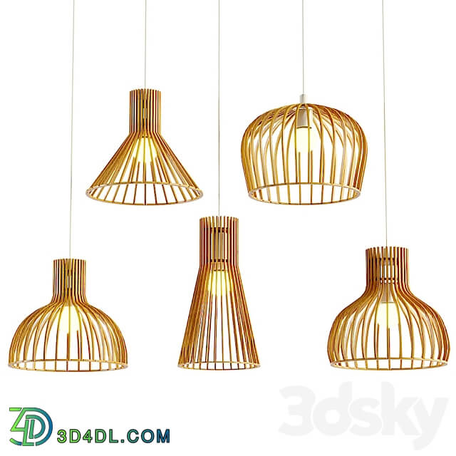 Pendant light Aliexpress wooden hanging lamp set