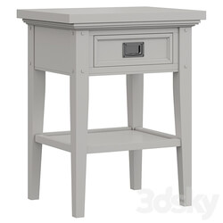 Sideboard Chest of drawer Dantone Home Bedside table Oxford with 1 drawer white 