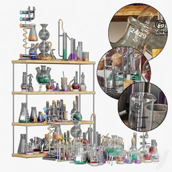 Chemistry dishes n4 Laboratory chemical glassware 4 