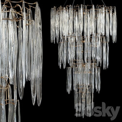 Pendant light Cascade Quad Waterfall by Serip 