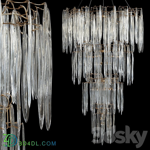 Pendant light Cascade Quad Waterfall by Serip