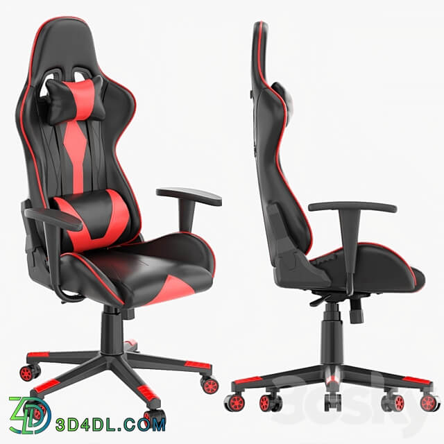 Ergonomic gaming armchair 3D Models 3DSKY